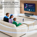 Sound Bar for Smart TV, Surround Sound System for TV – 50W Bluetooth Soundbar - Image 5