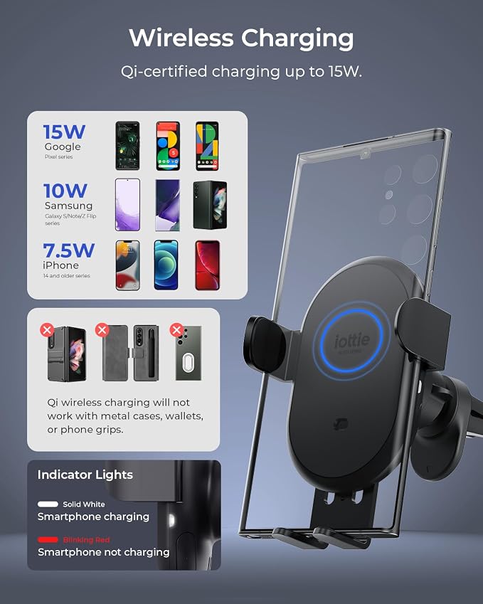 iOttie Auto Sense 2 Air Vent Car Phone Holder - Image 3
