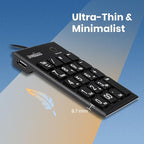 Perixx PERIPAD-202C Wired USB-C Slim Numeric Keypad - Image 8