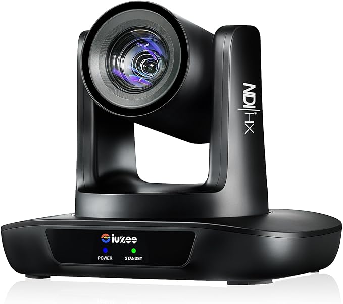 AI Auto Tracking NDI PTZ Camera 3G-SDI/USB3.0/HDMI/LAN IP PoE Live Streaming by iuZee-US