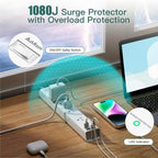 2 Pack Power Strip Surge Protector - Image 6