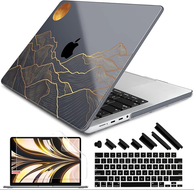DONGKE for M4 MacBook Pro 16 Inch Case 2024 2023 2021 A3403 A3186 M3 A2991 M2 by DONGKE