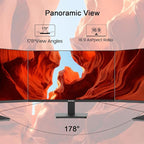 SANSUI Monitor 24 Inch 100Hz PC Monitor, HDMI VGA Ports VESA Mount, FHD - Image 3