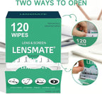 Lensmate 120 Count Lens Wipes for Eyeglasses, Pre-Moistened & Individually - Image 7