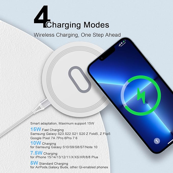 15W Wireless Charger Samsung S24 Ultra Charging Pad - Image 8