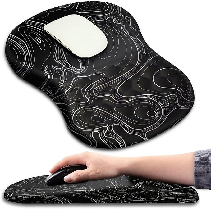Ergonomic Mouse Pad with Massage Dot, Comfortable Computer Mouse Pad by KUOSGM