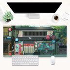 Kawaii Anime Cat Gaming Desk Mat Pad XL Large Mouse Pad Mouse & Keyboard Desk by Cindasun