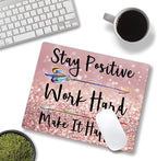 Inspirational Quotes Glitter Mouse Pad - Image 4