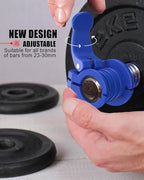 Pro Barbell Clips 1 inch Barbell Clamps 0.9-1.18inch Quick Release Weight Clips - Image 2