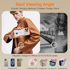 Magnetic Portable Charger, 16800mAh Wireless Power Bank, - Image 5