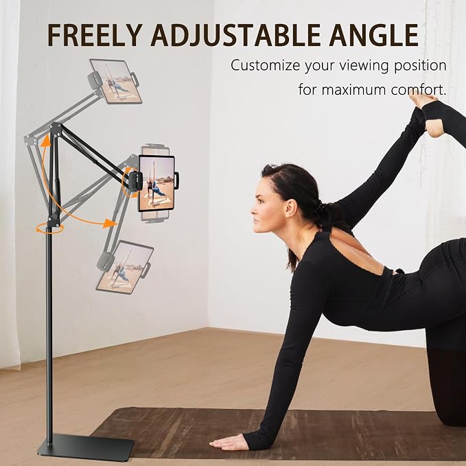 Tablet Floor Stand & Kindle Holder, Overhead Bed Reading Stand - Image 6
