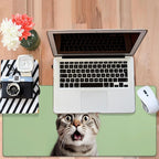 Large Mouse Pad A Surprised Cat Gaming Desk Pad Computer Keyboard Non-Slip - Image 6