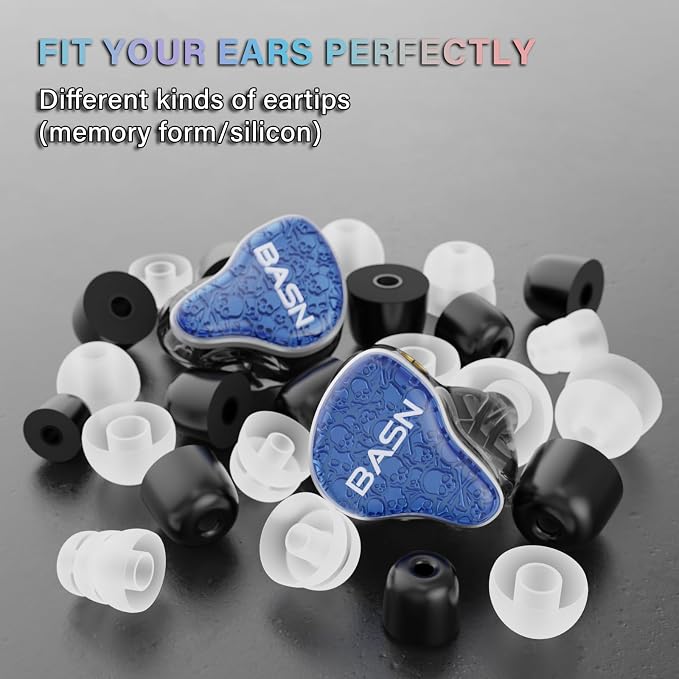 BASN Bmaster5 in Ear Monitors, 5 Drivers Drummer Headphones - Image 4