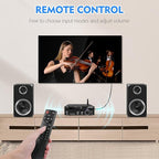 Amplifier Home Audio, Stereo Receiver Bluetooth 5.0 Power amp 100W x2 Wireless - Image 8