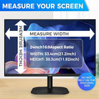 2 Pack Hidden Design Magnetic Computer Privacy Screen 24 inch, Removable Screen - Image 5