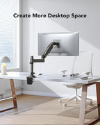 HUANUO Single Monitor Arm, Adjustable Desk Mount - Image 5