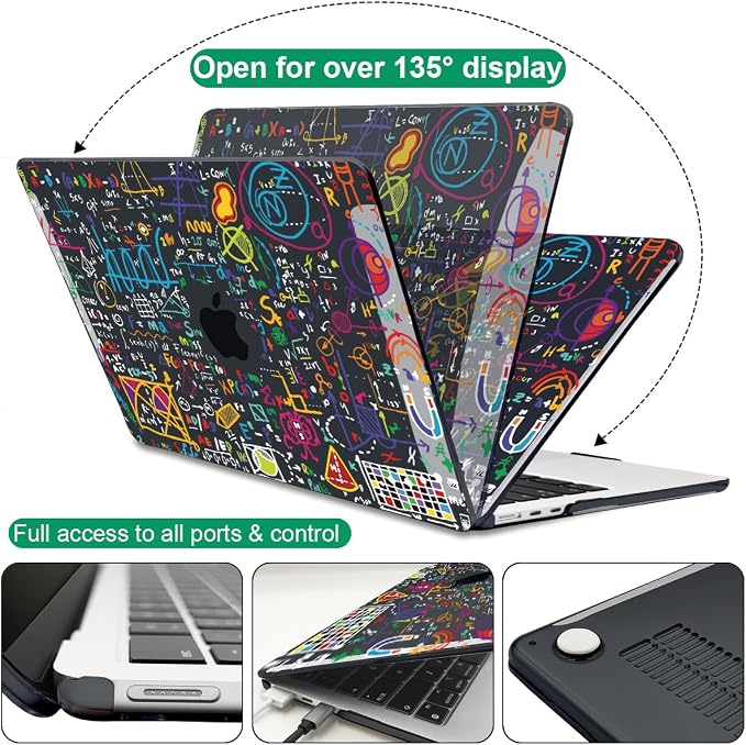 Compatible with M4 MacBook Air 13.6 inch Case 2025 2024 2023 2022 A3240 A3113 - Image 5