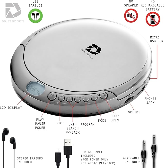 Deluxe Products CD Player Portable - Image 7