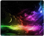 Mouse Pad, Gaming Mouse Pad, Galaxy Mouse Pad, Aurora Light Pattern Green and by IMAYONDIA
