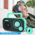 DreamSky AM FM Portable Radio Plug in Wall or Battery Operated - Image 6