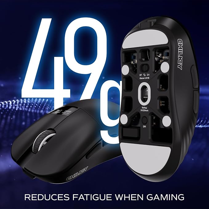 Chilkey Glacier LW 8K M Wireless Gaming Mouse - 49g Super Lightweight - Dual 8K - Image 9