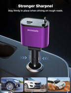 【Upgraded】 SUPERONE Retractable Car Charger 4 in 1, Fast Car Phone Charger - Image 8