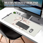 Elegant Cherry Blossom Gaming Mouse Pad, Large Office Desk Mat, Anti-Slip - Image 2