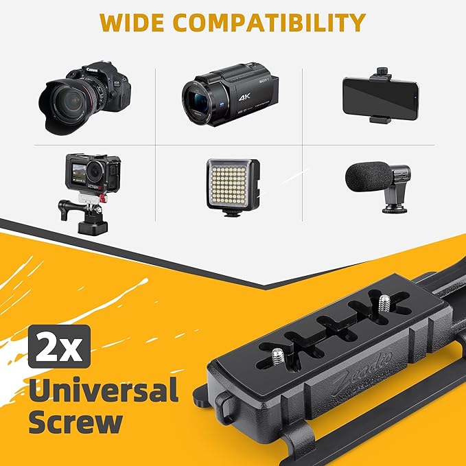 Zeadio Camera Stabilizer, Handle Grip Handheld Stabilizer - Image 6