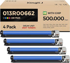 013R00662 Drum Unit Set 4-Pack Black Cyan Magenta Yellow Replacement by KingKJInkToner