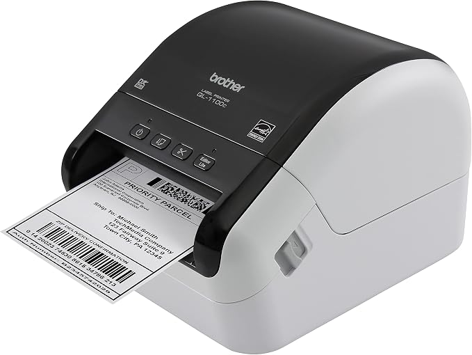 Brother QL-1100c Wide Format Label Printer, Shipping & Postage Labels 4” x 6” - Image 4