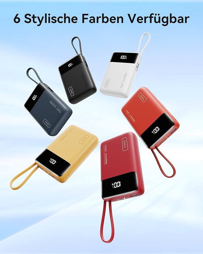 INIU 20000mAh Power Bank, Small 45W PD Fast Charging Portable Charger - Image 3