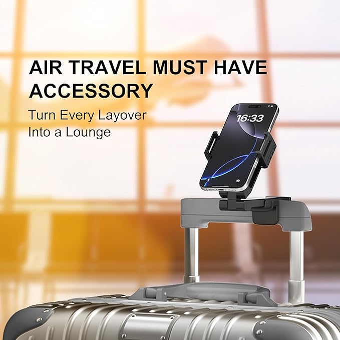 Perilogics 2025 Upgraded Travel Essentials Must Haves Airplane Phone Holder - Image 5