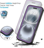Lanhiem for iPhone 16 Plus Case, IP68 Waterproof Dustproof Shockproof Cases - Image 6
