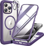 Miracase Magnetic for iPhone 15 Pro Case Full-Body Bumper Phone case by Miracase