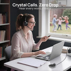 Wireless Headset, Mute Button - Image 3