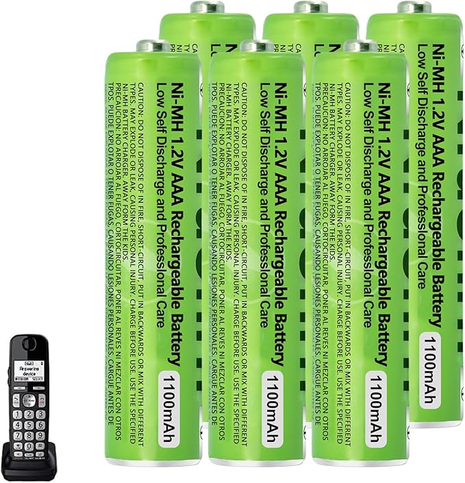 6 Pack NI-MH AAA Rechargeable Battery by Ni-MHRechargeableAAABattery