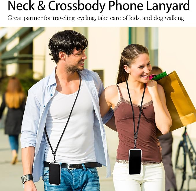 Phone Lanyard, 3-in-1 Anti Theft Phone Straps -Crossbody Lanyard, Neck Holder & - Image 6