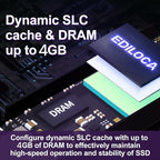 4TB PS5 SSD with Heatsink PCIe Gen4 NVMe M.2 Gaming SSD, 7400MB/s Read - Image 4