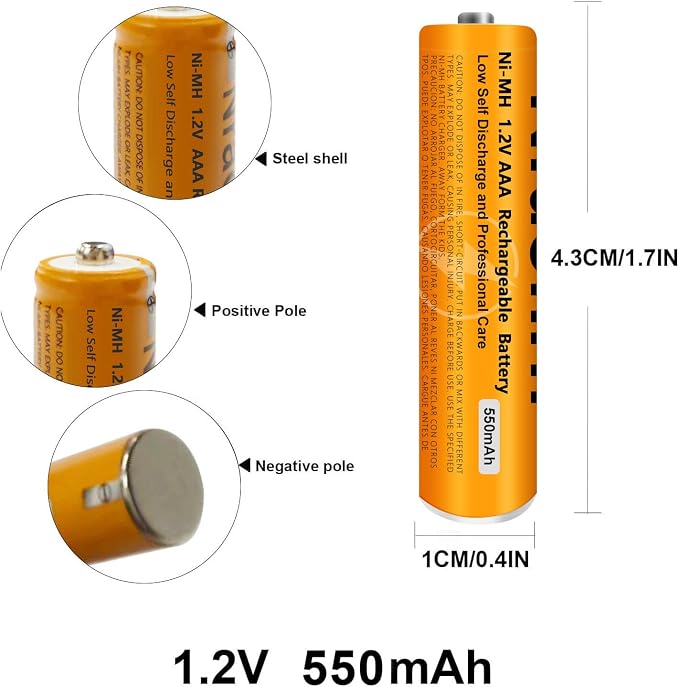 6 Pack NI-MH AAA Rechargeable Battery - Image 9