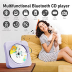 CD Player Portable Bluetooth 5.1 Desktop CD Player - Image 3