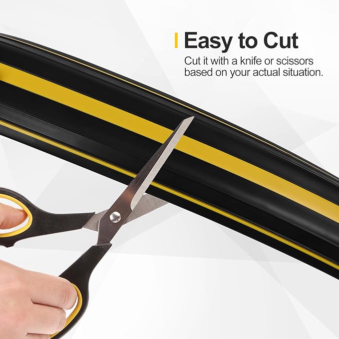Floor Cord Cover 4.1Ft Heavy Duty PVC Floor Cable Protector Electric Cord Hider - Image 6