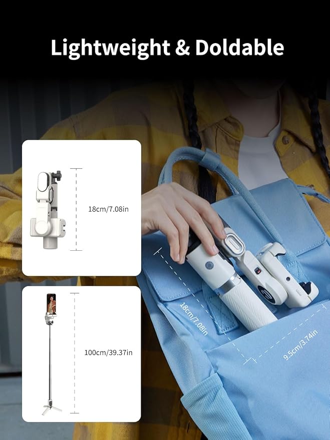 Gimbal Stabilizer for iPhone, Sefie Stick Tripod - Image 8