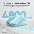 TECKNET Wireless Mouse Rechargeable 4800 DPI Silent USB A & Bluetooth Mouse 6 - Image 5