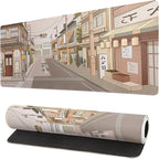 Tokyo Street Mouse Pad Anime Japanese Desk Mat Kawaii Large Gaming Mousepad XL by Siski