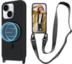 for iPhone 16 Case with Lanyard, Crossbody Phone Case with Neck Strap Adjustable by VooDirop