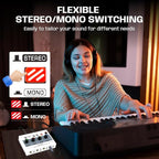 4 Channel Headphone Amplifier 7 Color Light Headphones Amp - Image 4