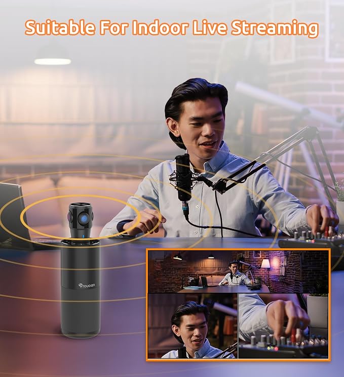 TOUCAN 360-Degree Video Conference Camera, 1080p HD Webcam - Image 9