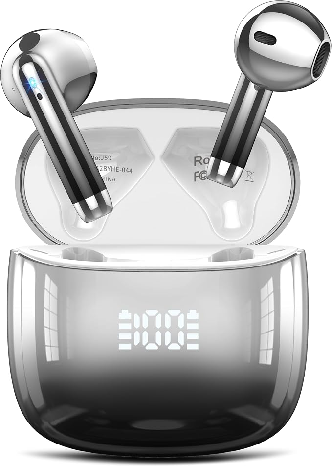 Wireless Earbuds, IPX7 Waterproof Bluetooth 5.4 Earphones in-Ear Earbuds by DUCOCUB