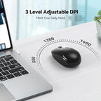 TECKNET Wireless Mouse, 2.4G Quiet Computer Mouse - Image 5