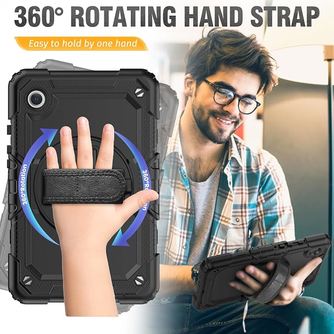 HXCASEAC Case for Samsung Galaxy Tab A9 8.7 Inch, Protective - Image 4